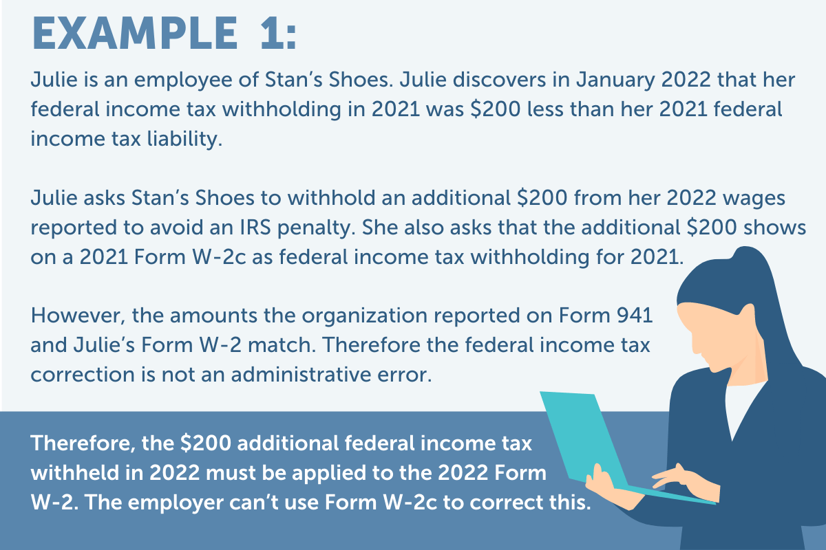 Example 1 How to Avoid Form W-2 Errors